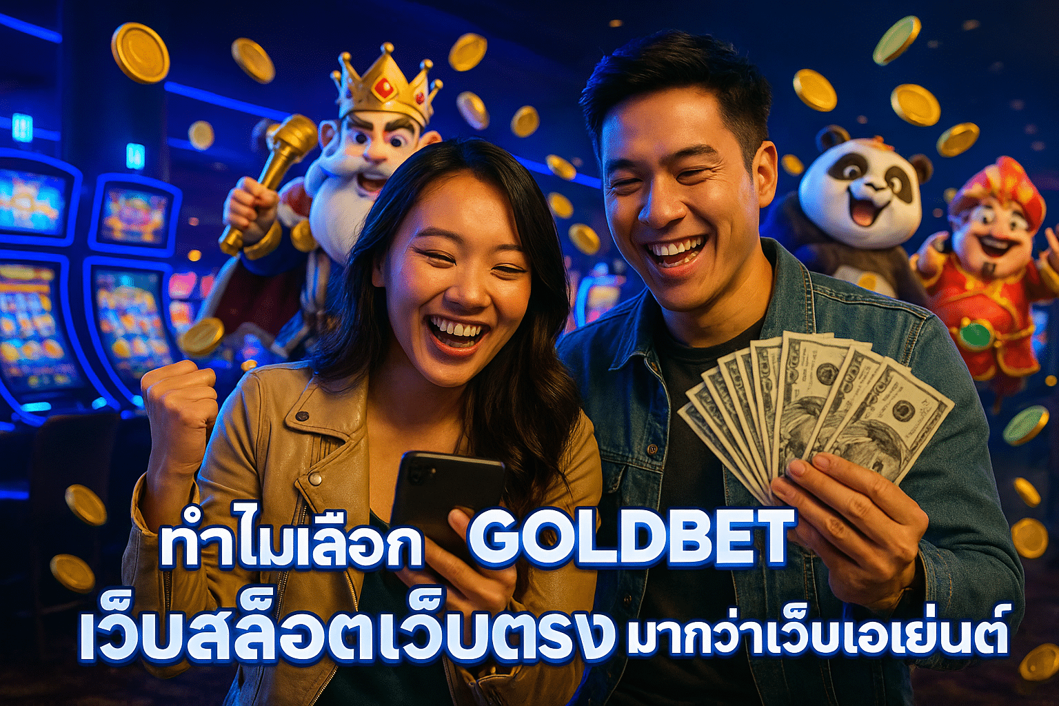 ทำไมเลือก GOLDBET เว็บสล็อตเว็บตรง มากกว่าเว็บเอเย่นต์
