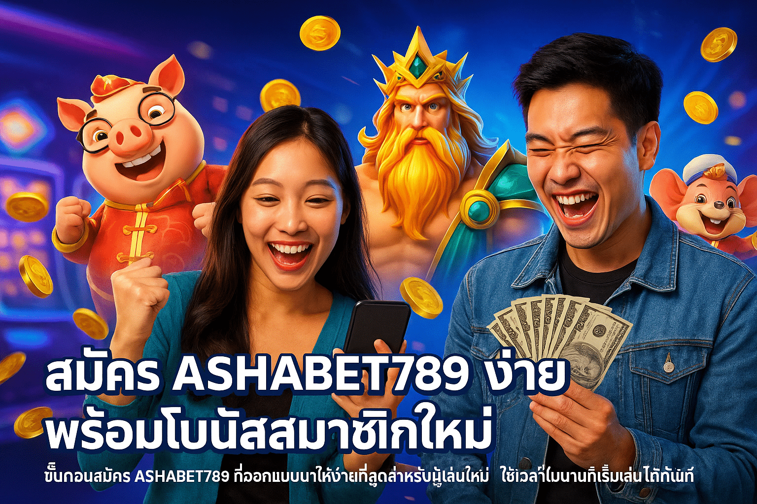 สมัคร ASHABET789 ง่าย พร้อมโบนัสสมาชิกใหม่