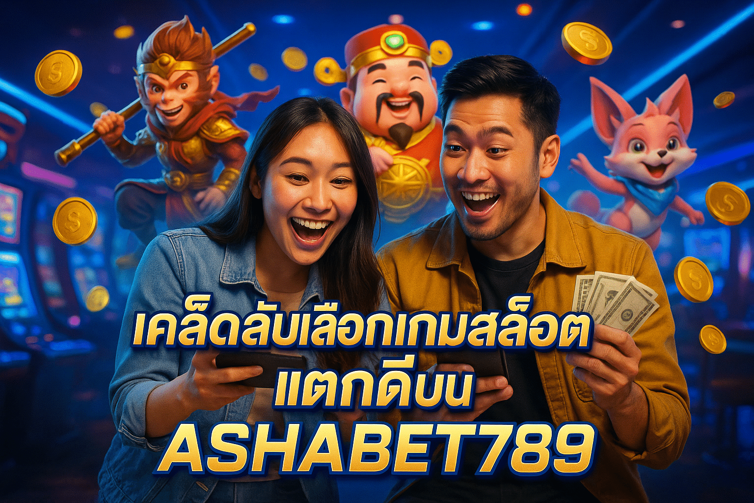 เคล็ดลับเลือกเกมสล็อตแตกดีบน ASHABET789